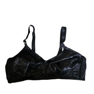 Bali Black Floral Lace Bra